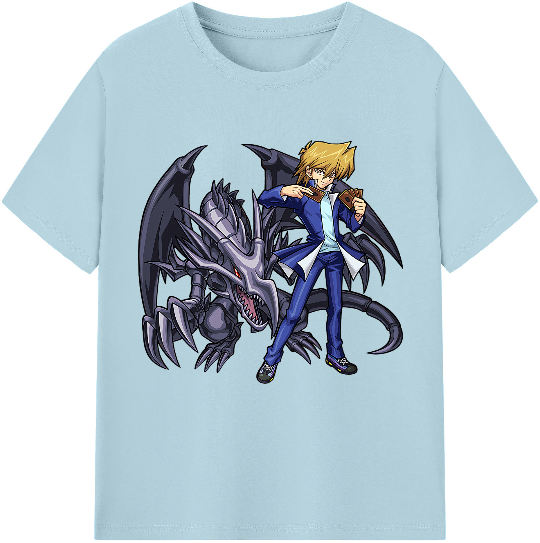 （画像用） 遊☆戯☆王 Yu-Gi-Oh! 綿100％半袖Tシャツ（フロントプリント）